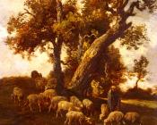 埃米尔 查尔斯 雅克 : Sheep At Pasture